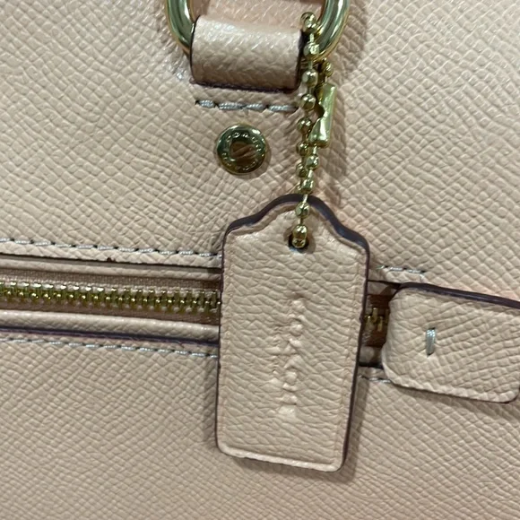 Coach Rowan Satchel Crossgrain Pink Leather with Leather Wallet LIKE NEW! - Picture 11 of 11